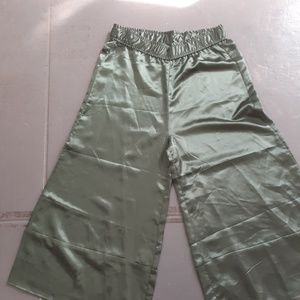 Aegean Apparel green Silk Culottes